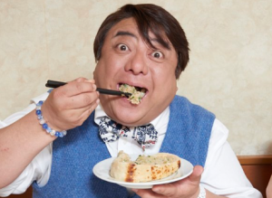 彦摩呂は昔イケメンだった？食レポは嘘でヤラセ？体重が笑えない